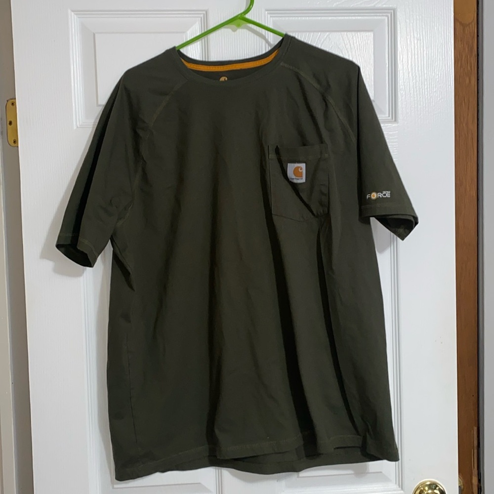 Men’s size xl carhartt tshirt  olive green Carhartt force